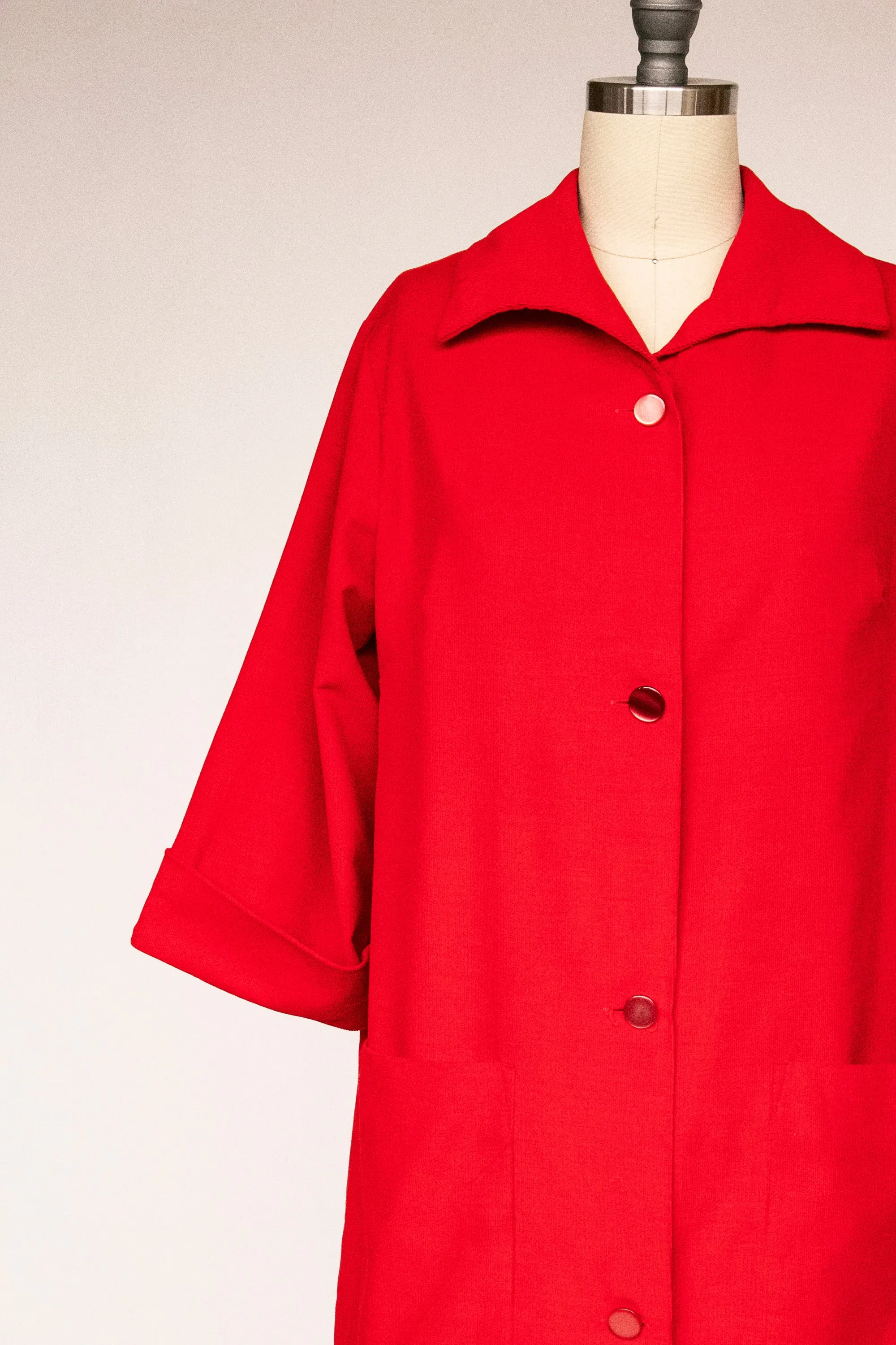 1960s Swing Smock Jacket Corduroy S