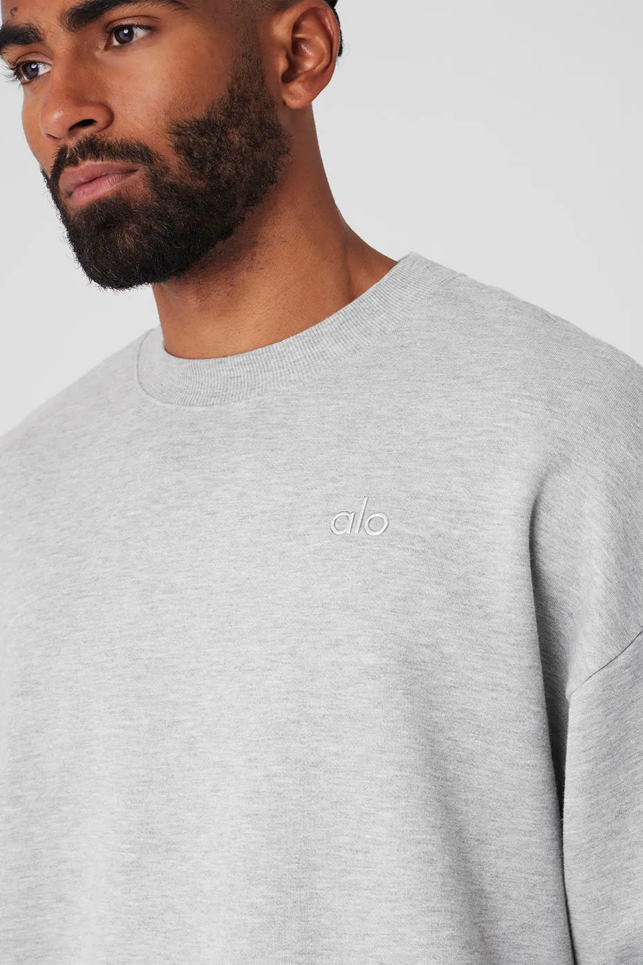 Accolade Crew Neck Pullover - Athletic Heather Grey