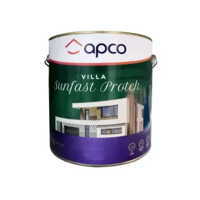 Apco Villa Sunfast Protek Base Coat Matt Acrylic White 4L