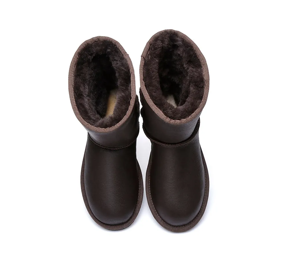 Australia Premium Sheepskin Unisex Short Classic Nappa Water Resistant Boots