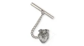 Australian Shepherd Tie Tack Jewelry Sterling Silver Handmade Dog Tie Tack AU1-TT