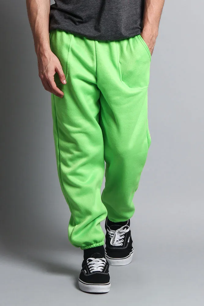 Basic Solid Color Fleece Sweatpants (New Colorways)