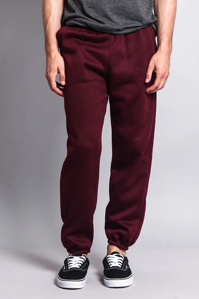 Basic Solid Color Fleece Sweatpants (New Colorways)