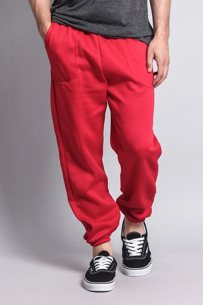 Basic Solid Color Fleece Sweatpants (New Colorways)