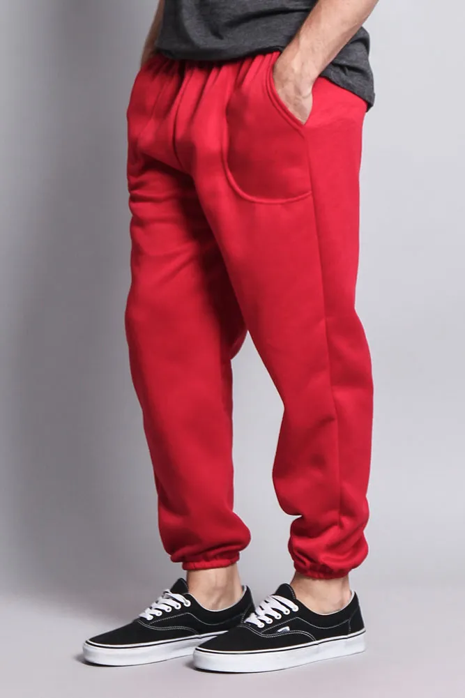 Basic Solid Color Fleece Sweatpants (New Colorways)