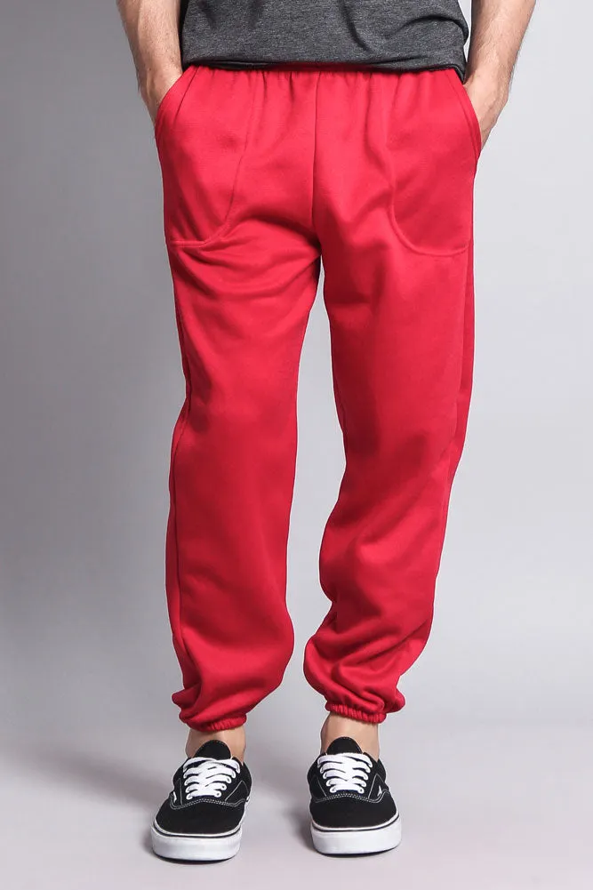 Basic Solid Color Fleece Sweatpants (New Colorways)