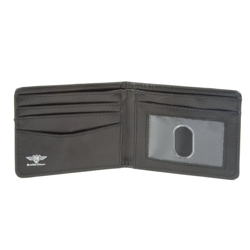 Bi-Fold Wallet - House of the Dragon Flames Black Reds Grays by Buckle-Down