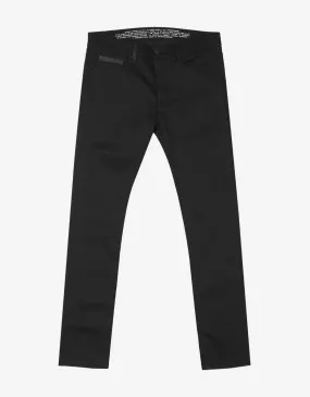 Black Slim Fit Denim Jeans