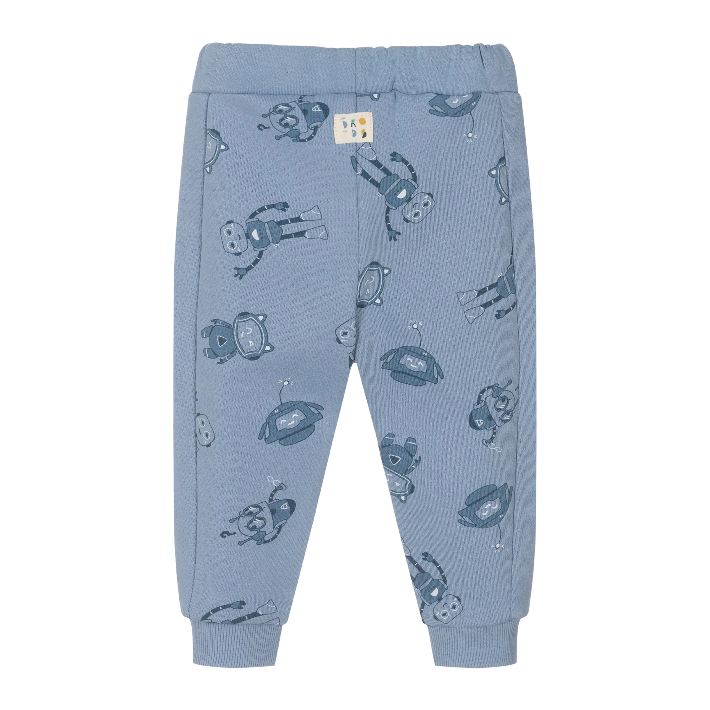 Blue Robot Print Sweatpants