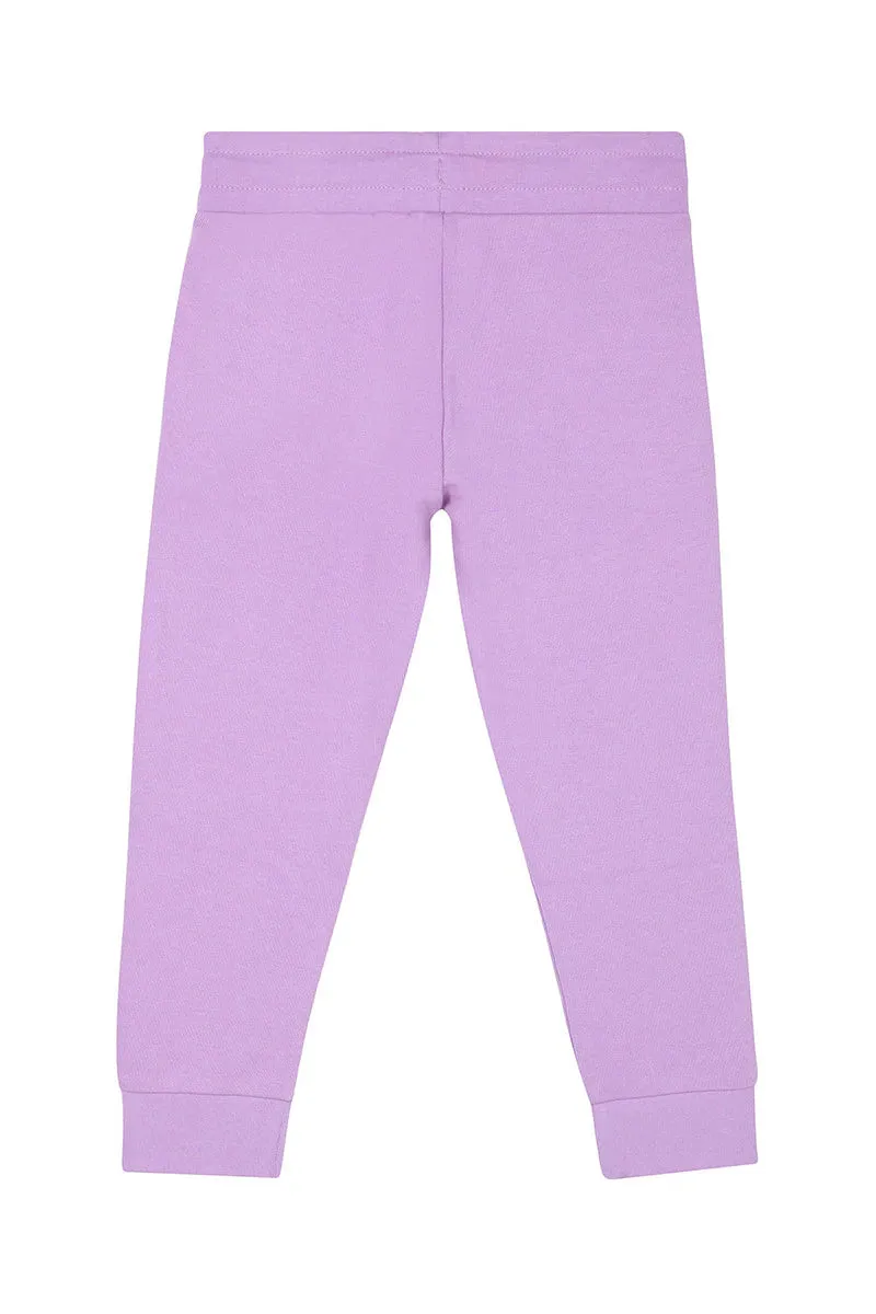 Bonds Kids Tech Sweats Trackie - Cotton Purple Pansy