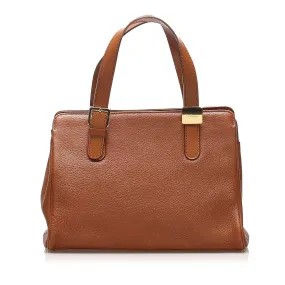 Burberry Leather Handbag (SHG-12580)