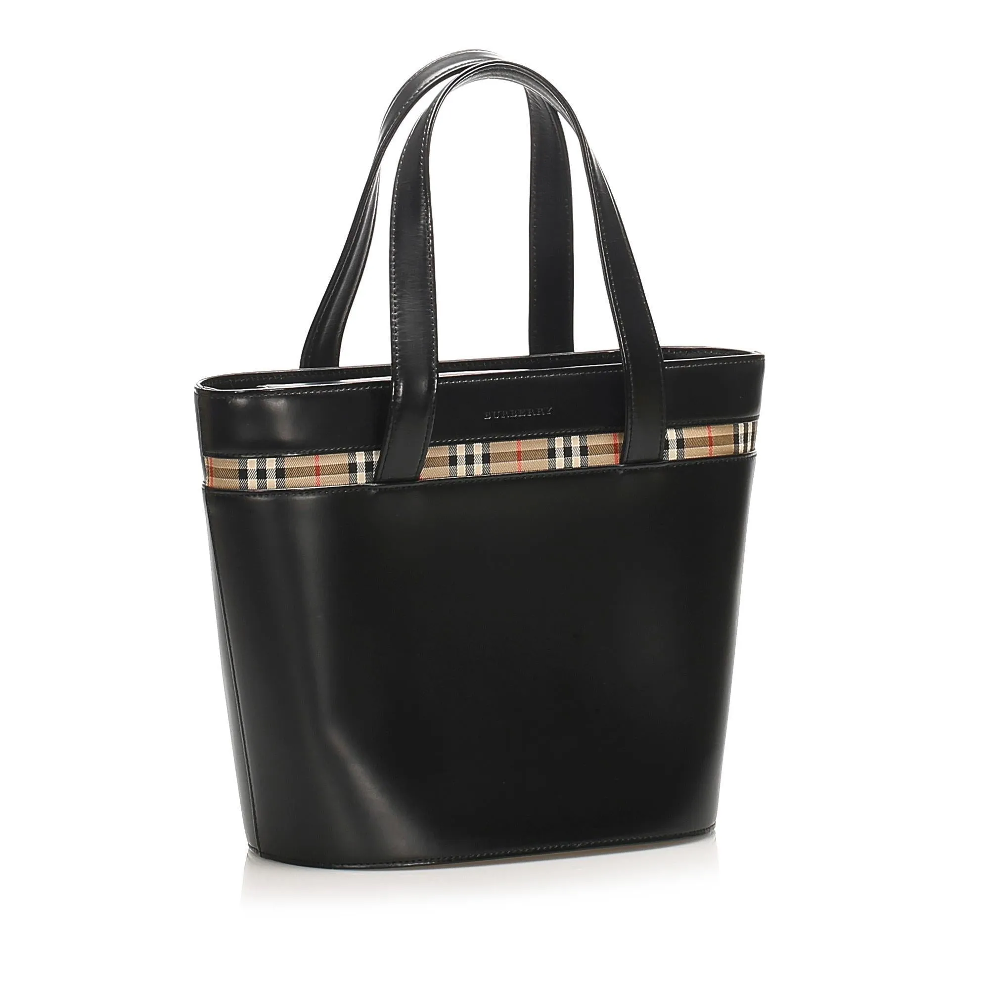 Burberry Leather Handbag (SHG-13232)