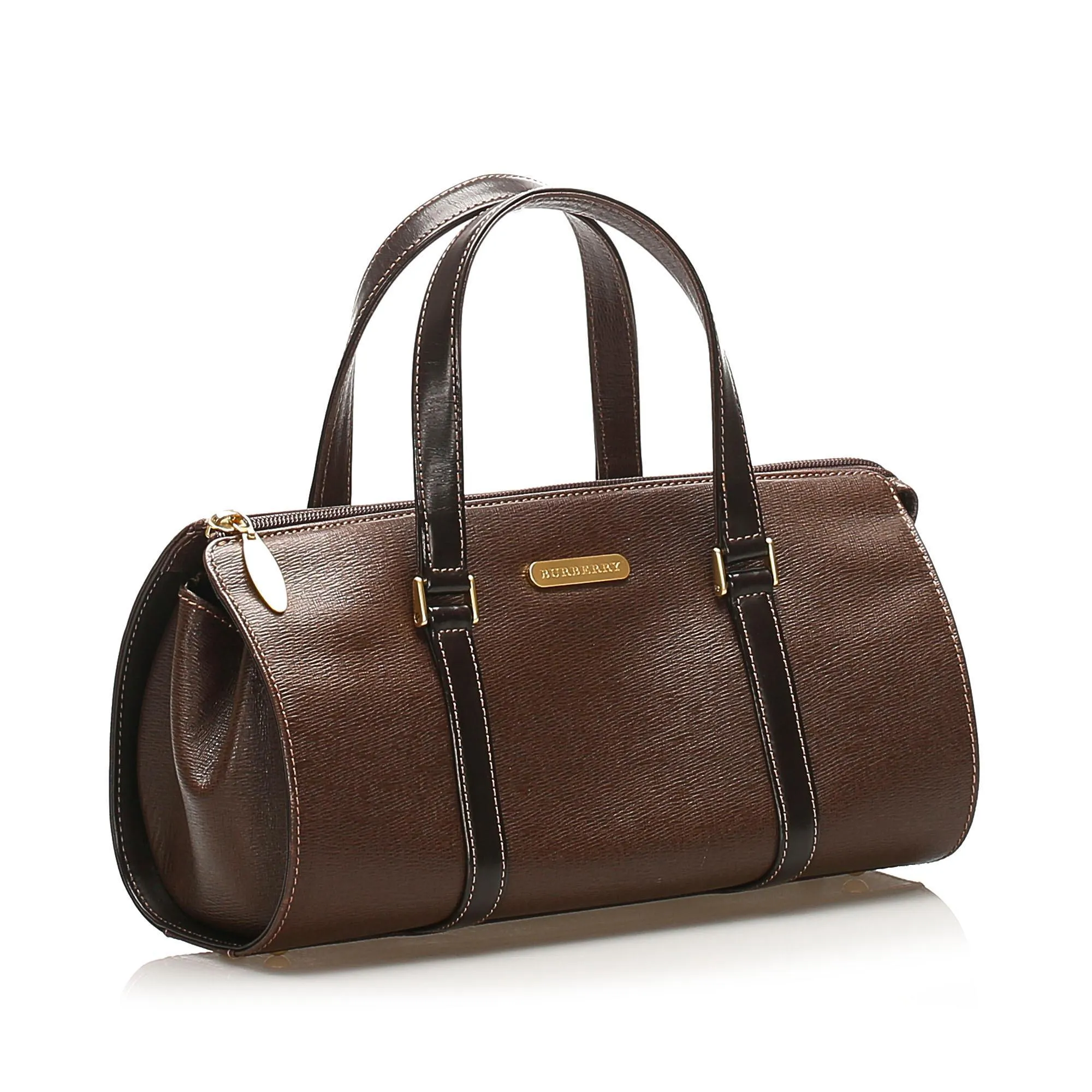 Burberry Leather Handbag (SHG-13707)