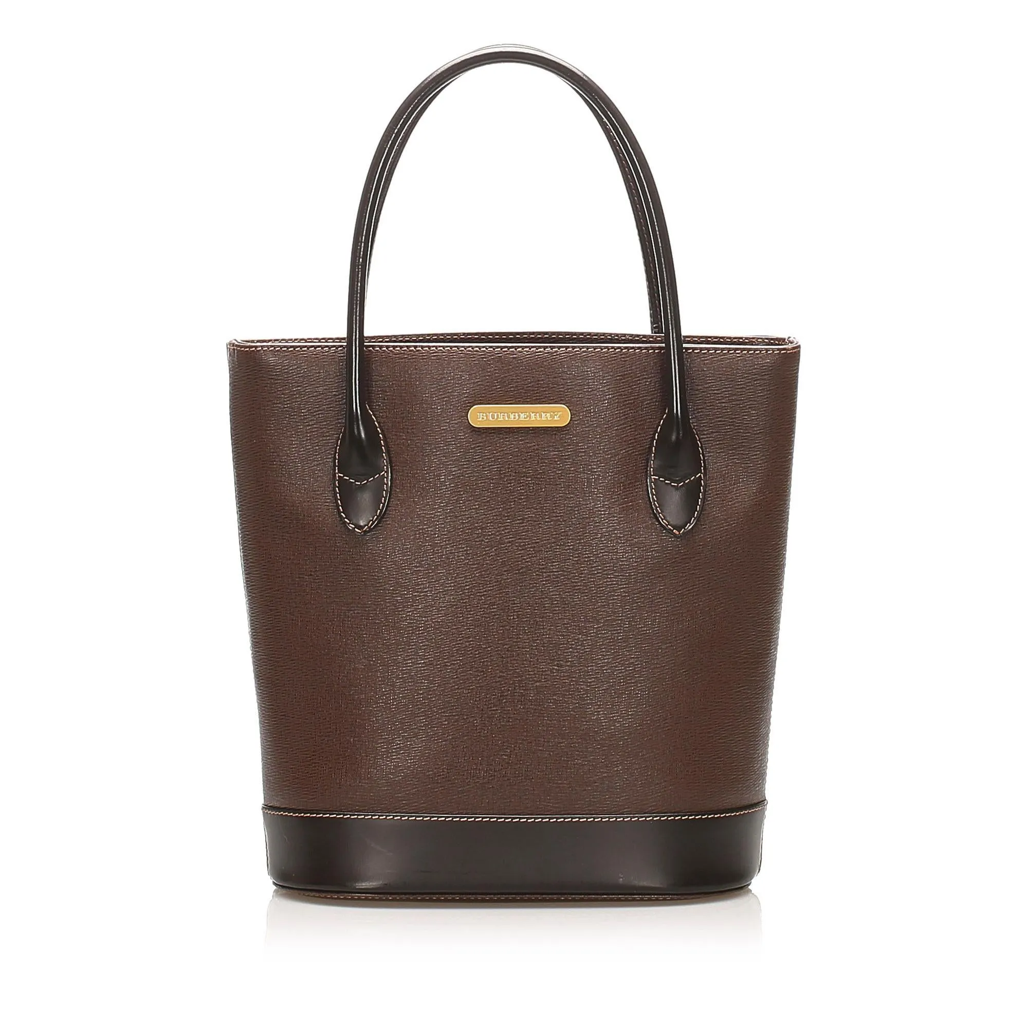 Burberry Leather Handbag (SHG-14925)