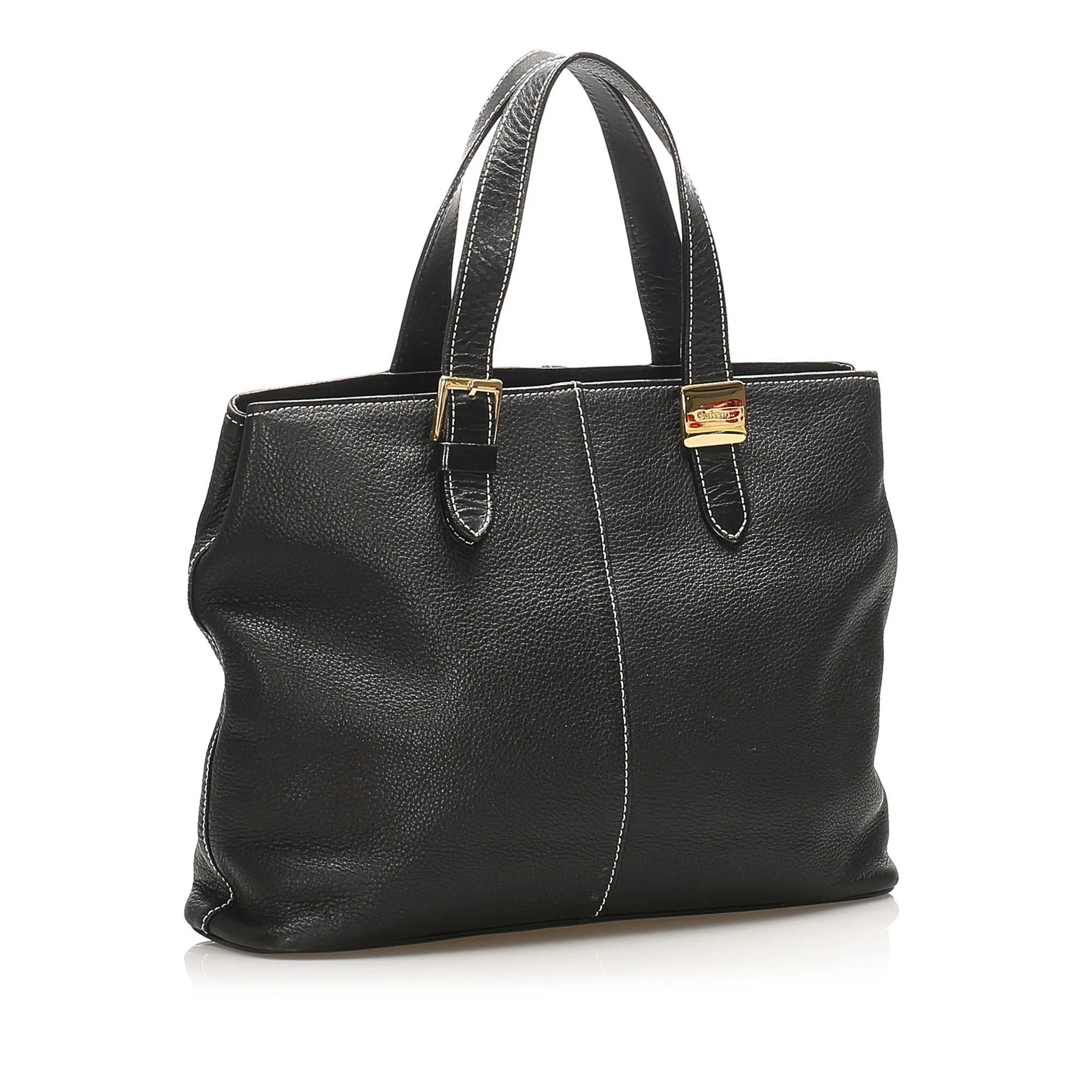 Burberry Leather Handbag (SHG-14927)