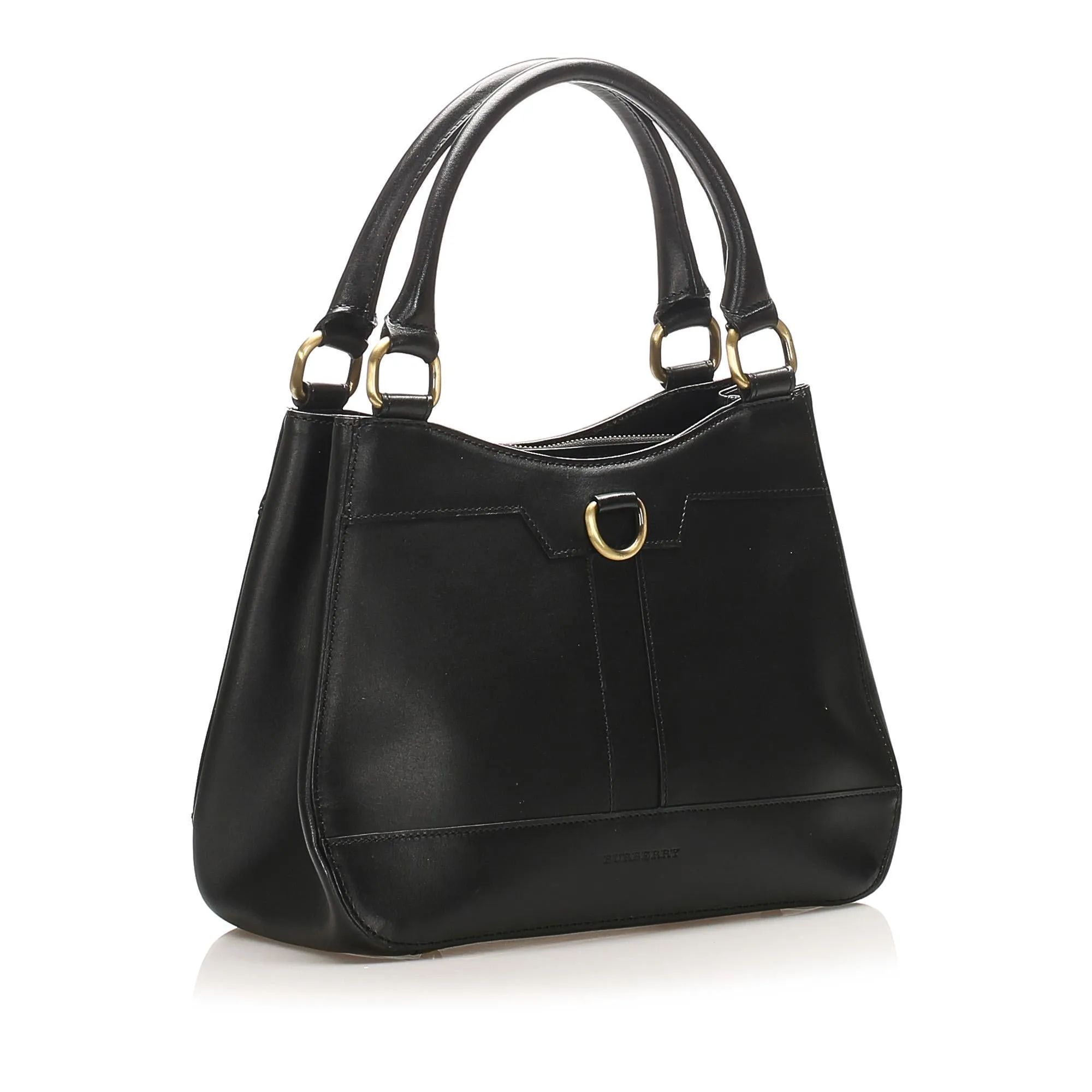 Burberry Leather Handbag (SHG-15651)