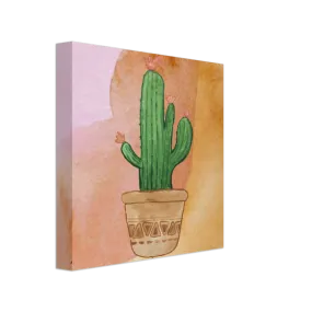 Cactus 1 Canvas 8"x 8"