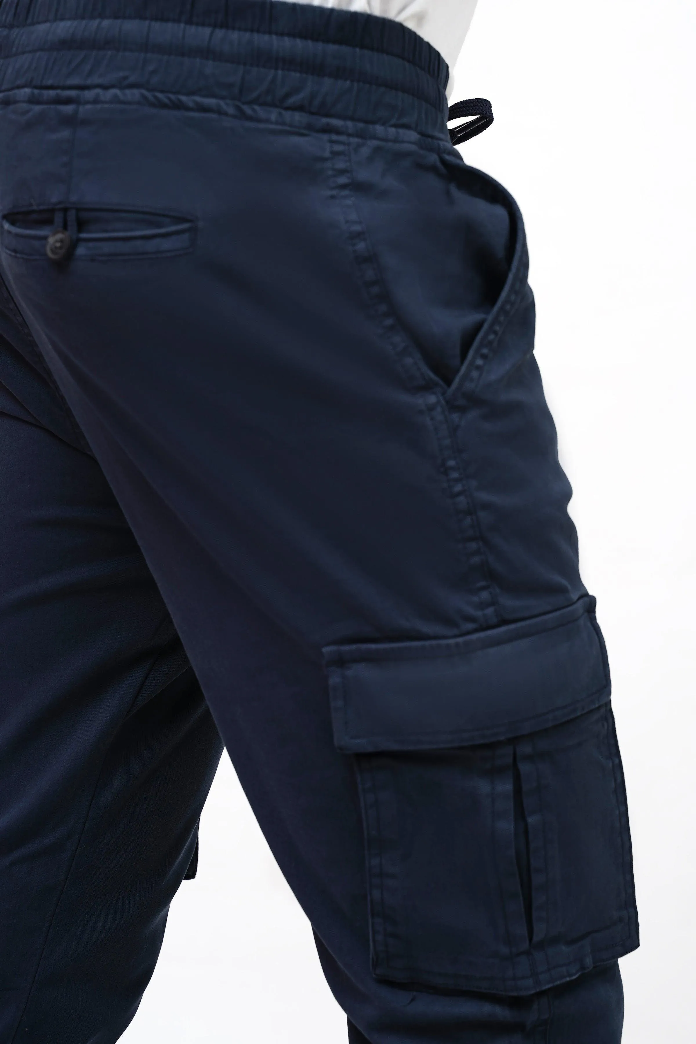 CARGO SLIM FIT NAVY TROUSER