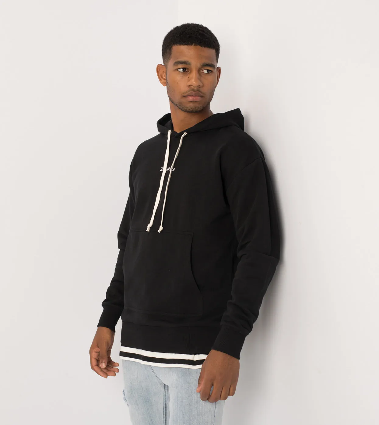 Case Rugger Hood Sweat Black