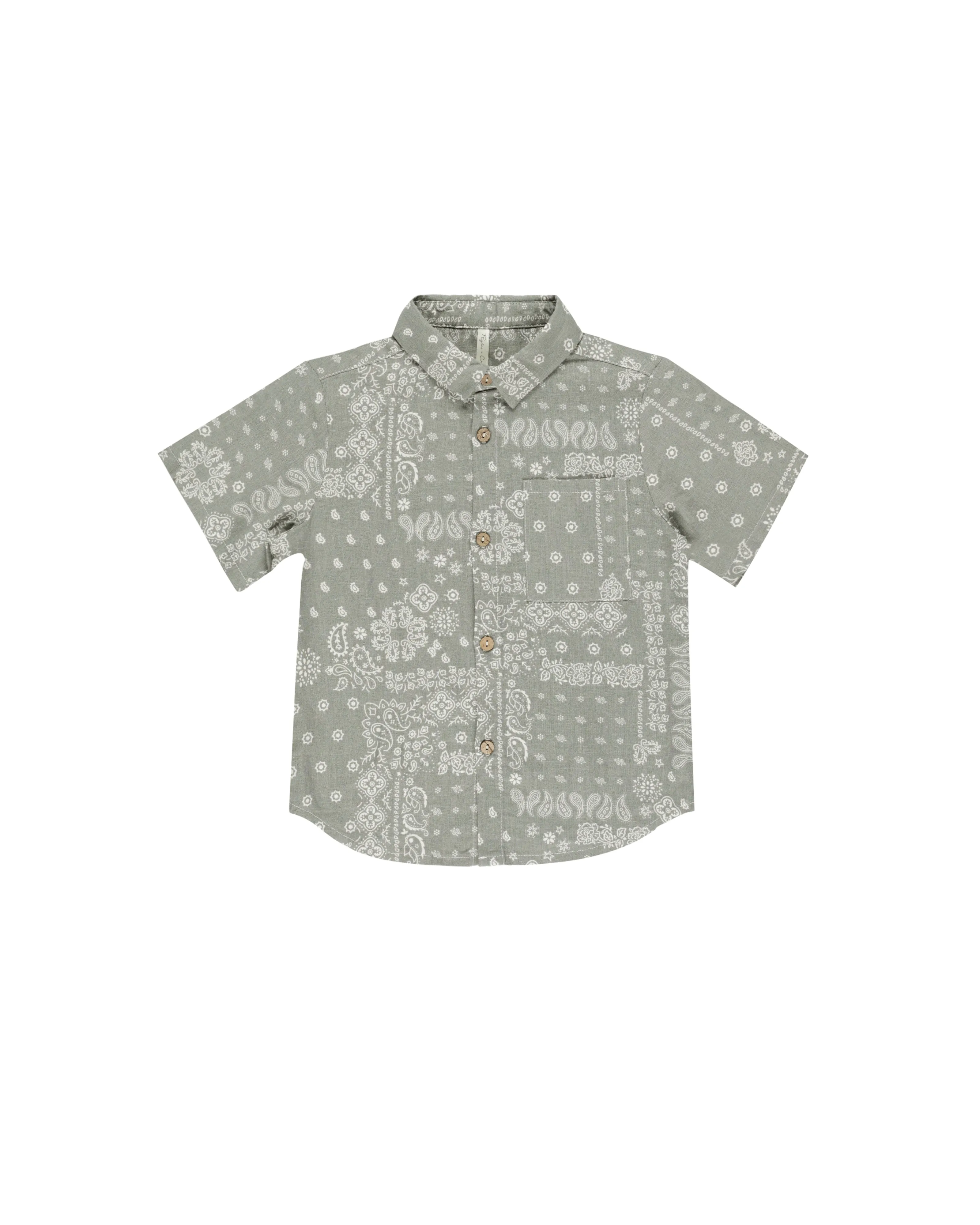 Collared Short Sleeve Shirt | Laurel Bandana