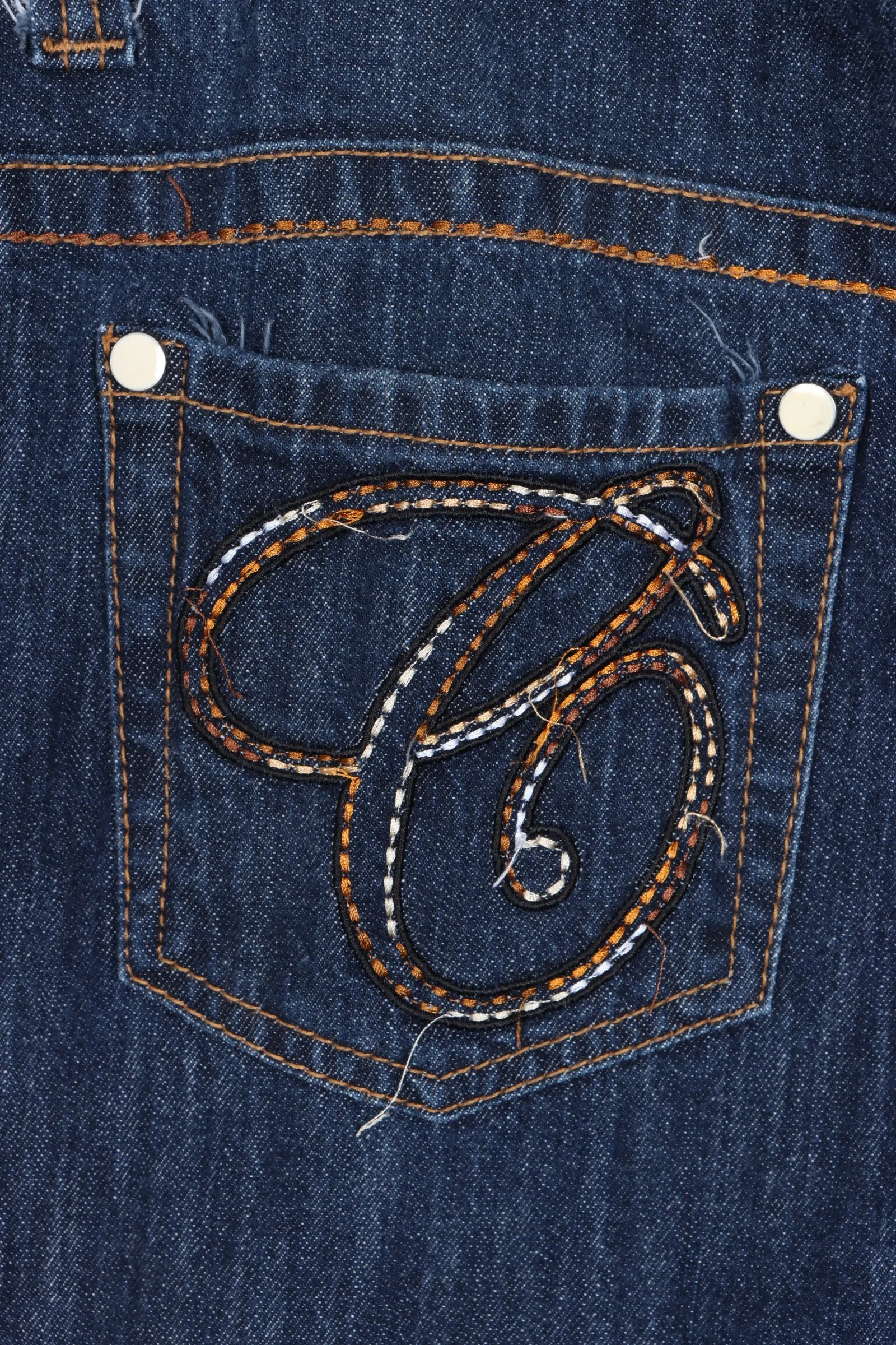 COOGI Embroidered Dark Wash Y2K Jeans (18)