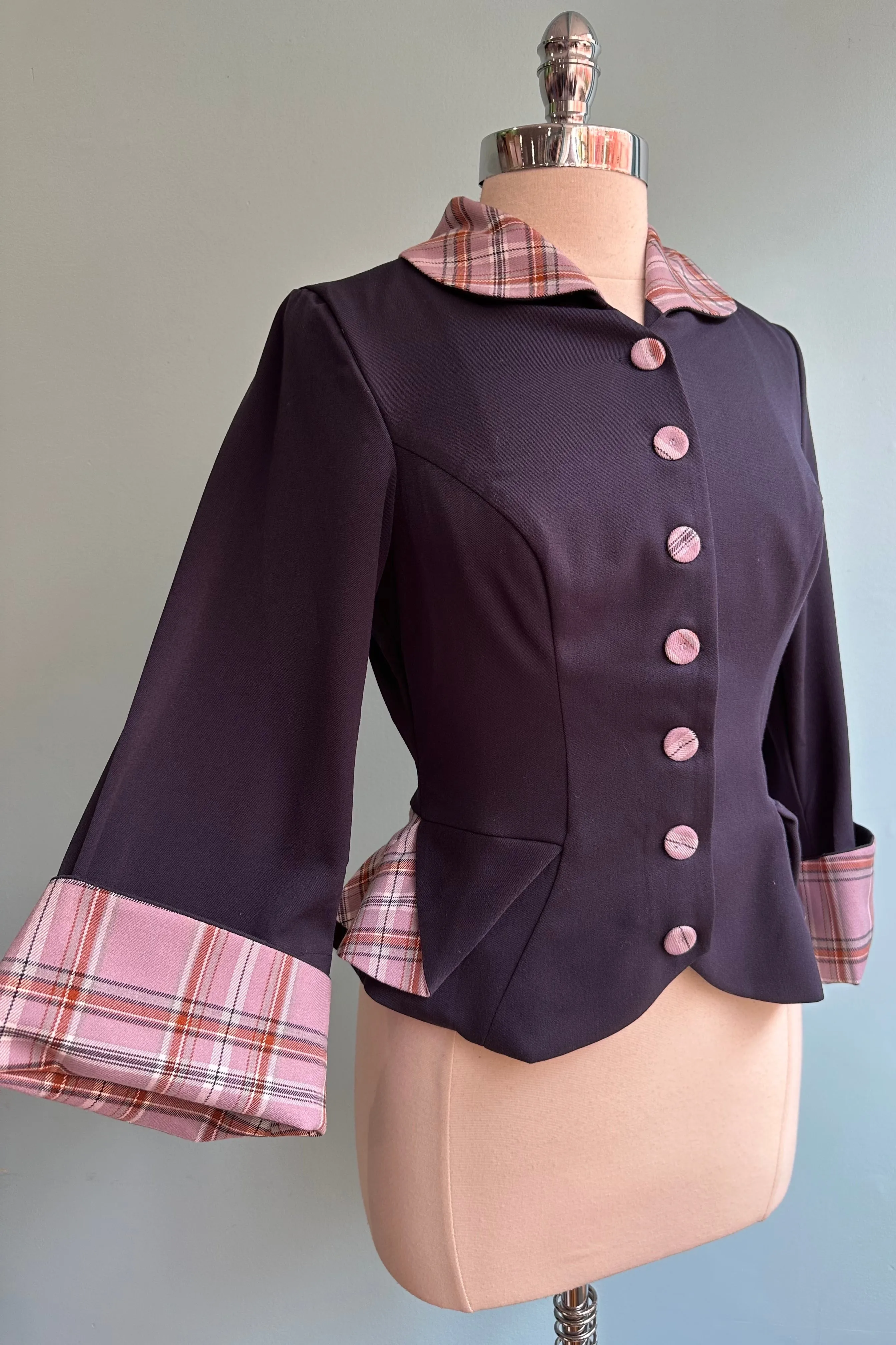 Cora-Lucina Bell Sleeve Blazer By Miss Candyfloss