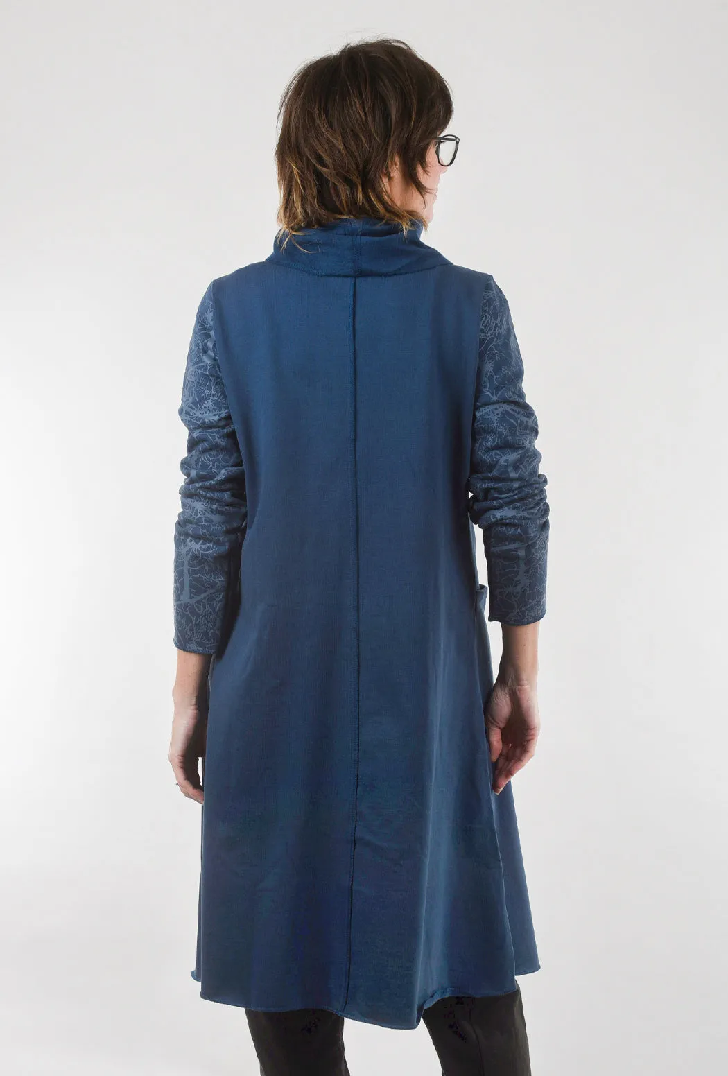 Crossover Tonal Coat, Night Blue