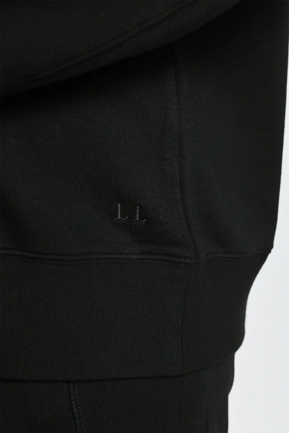 Curve Luxe Lounge Sweatshirt - Black