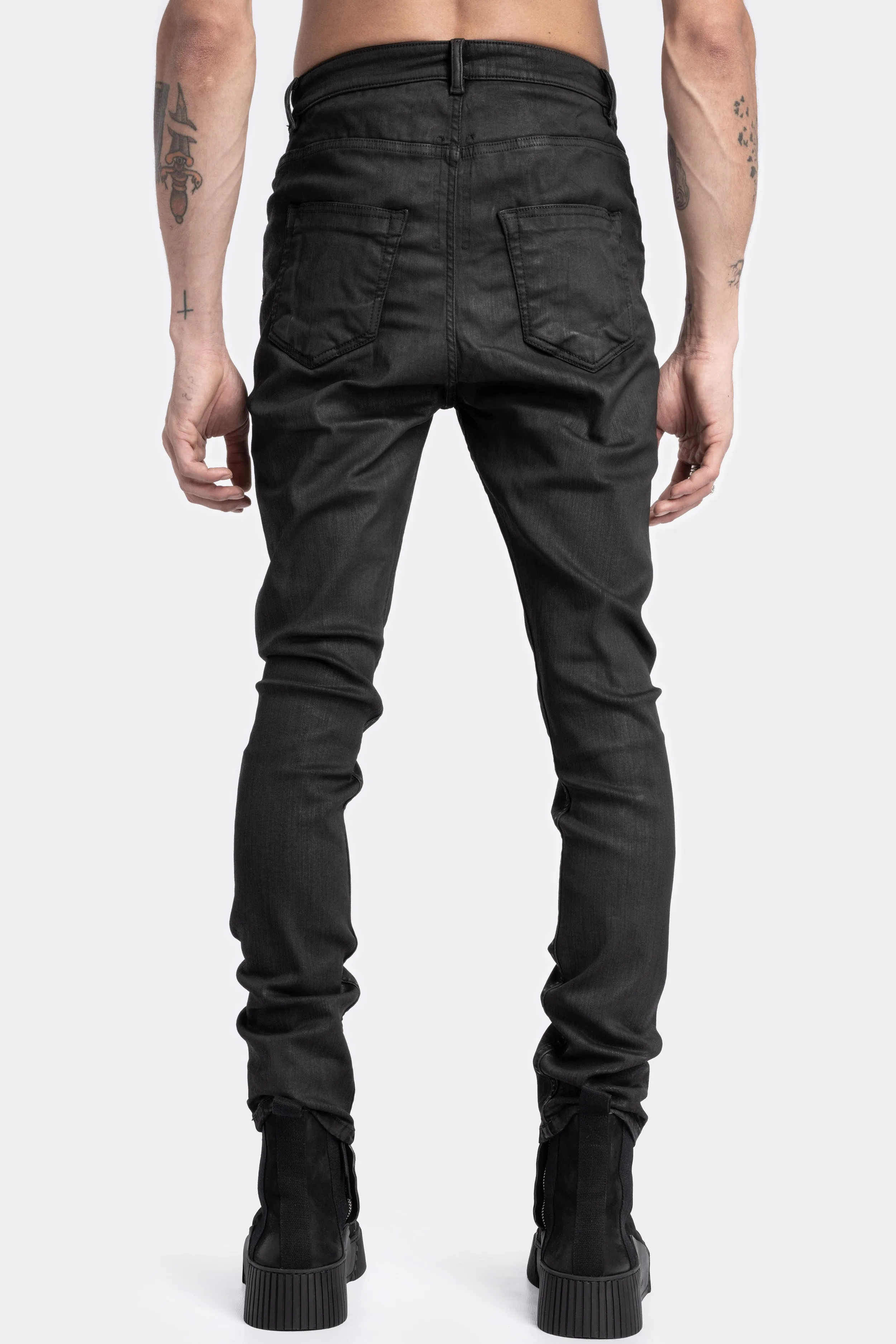 Detroit cut jeans, Waxed