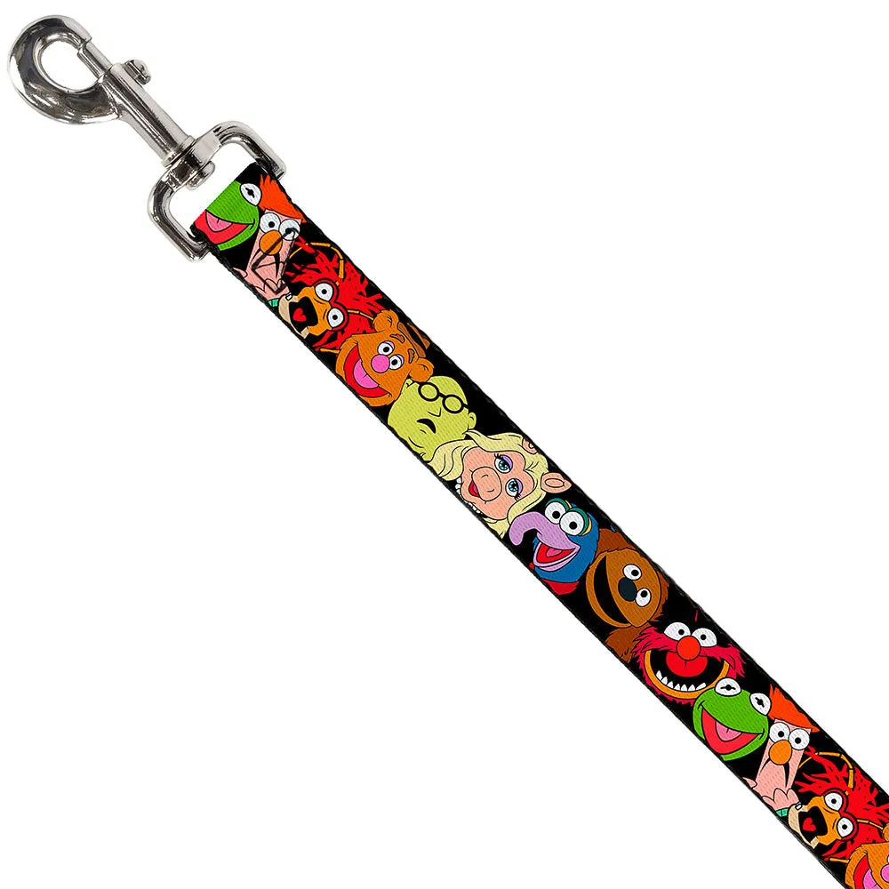 Dog Leash - Muppets Faces Black by Buckle-Down