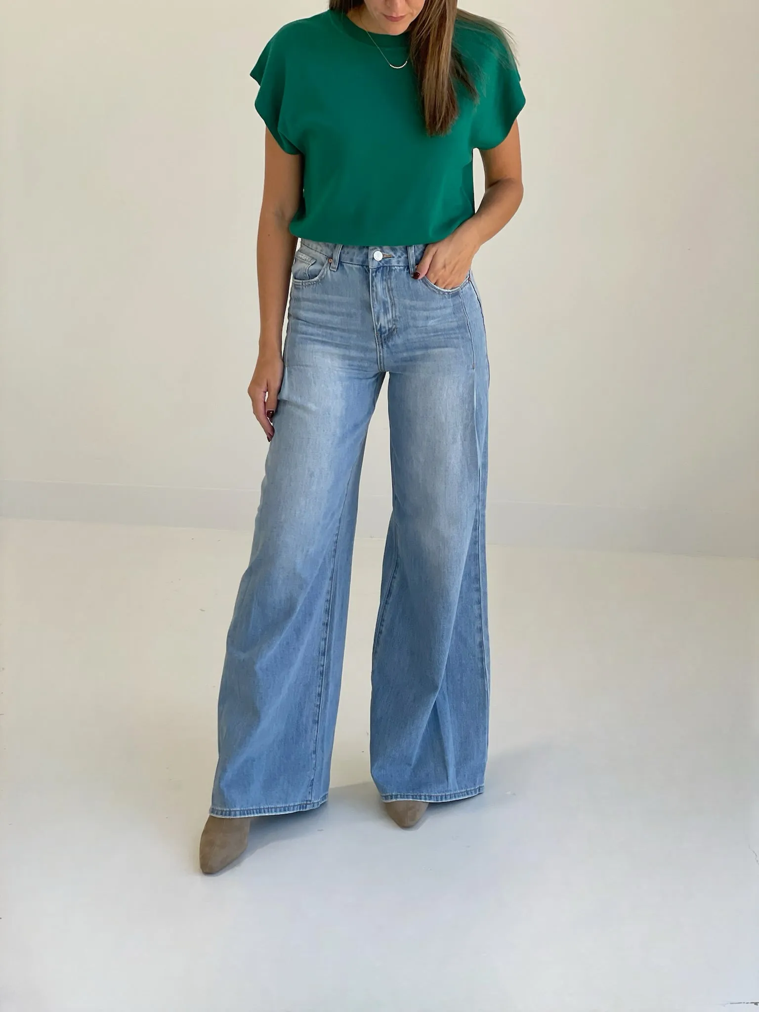 Donna Wide Leg Jeans