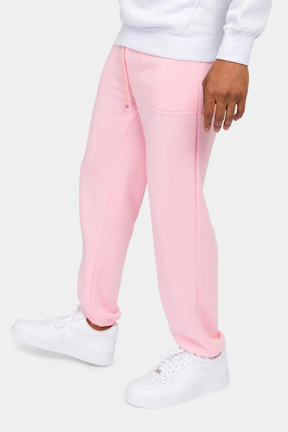 Essential Solid Medium Weight Fleece Sweatpants