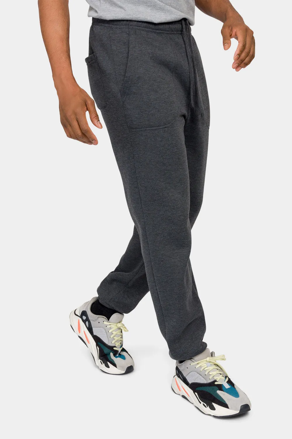 Essential Solid Medium Weight Fleece Sweatpants