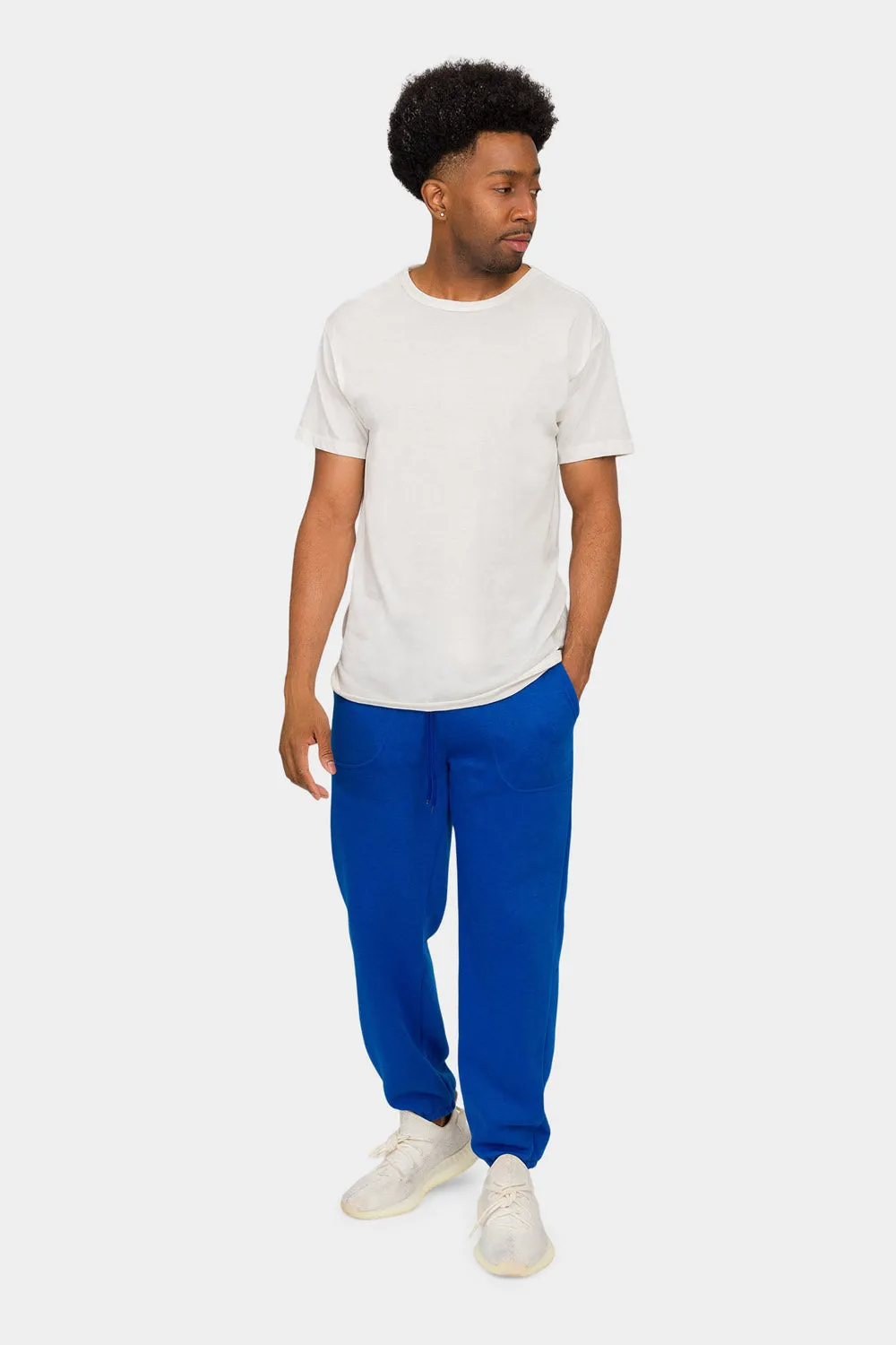 Essential Solid Medium Weight Fleece Sweatpants