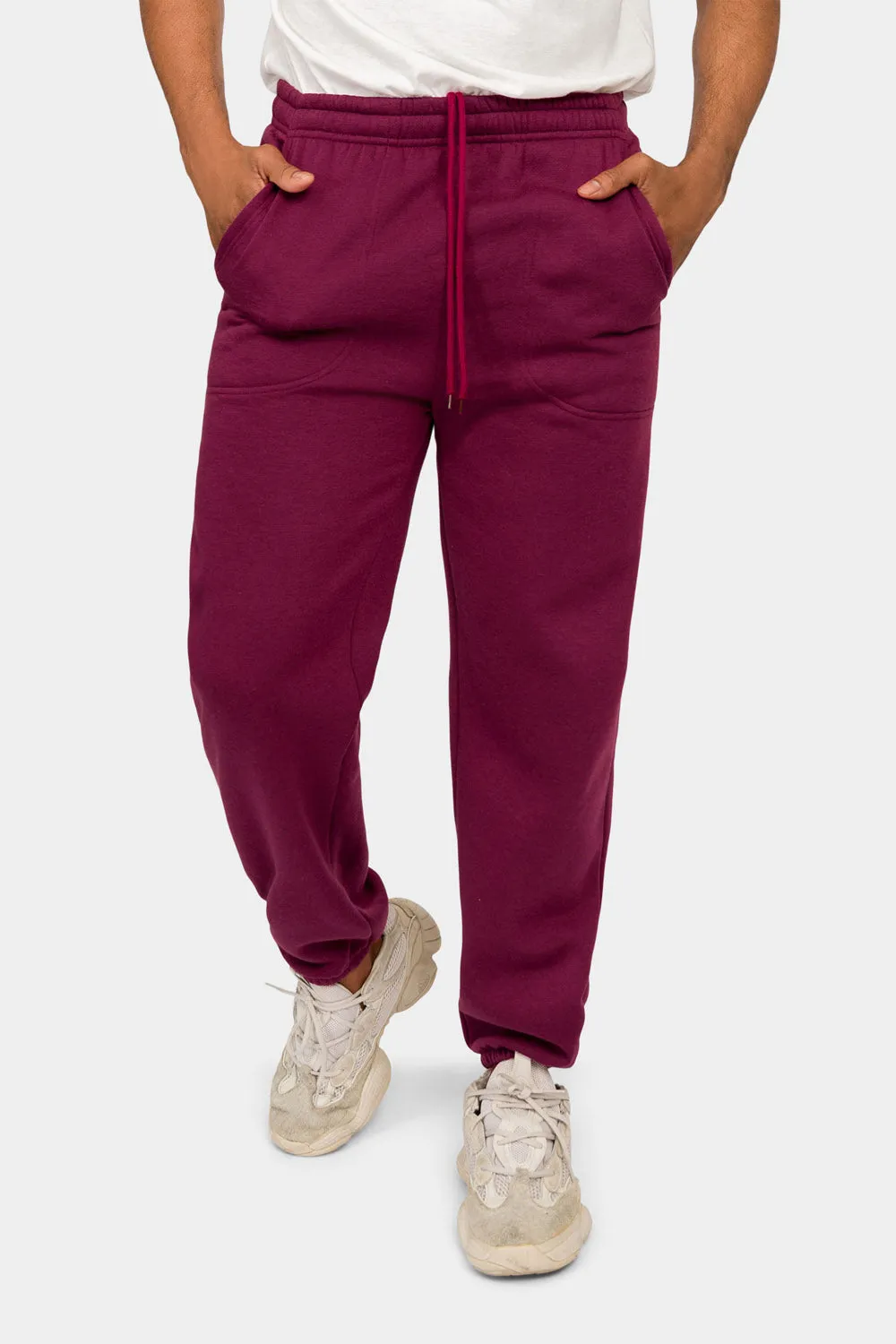 Essential Solid Medium Weight Fleece Sweatpants