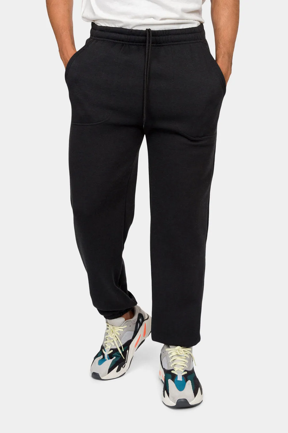 Essential Solid Medium Weight Fleece Sweatpants