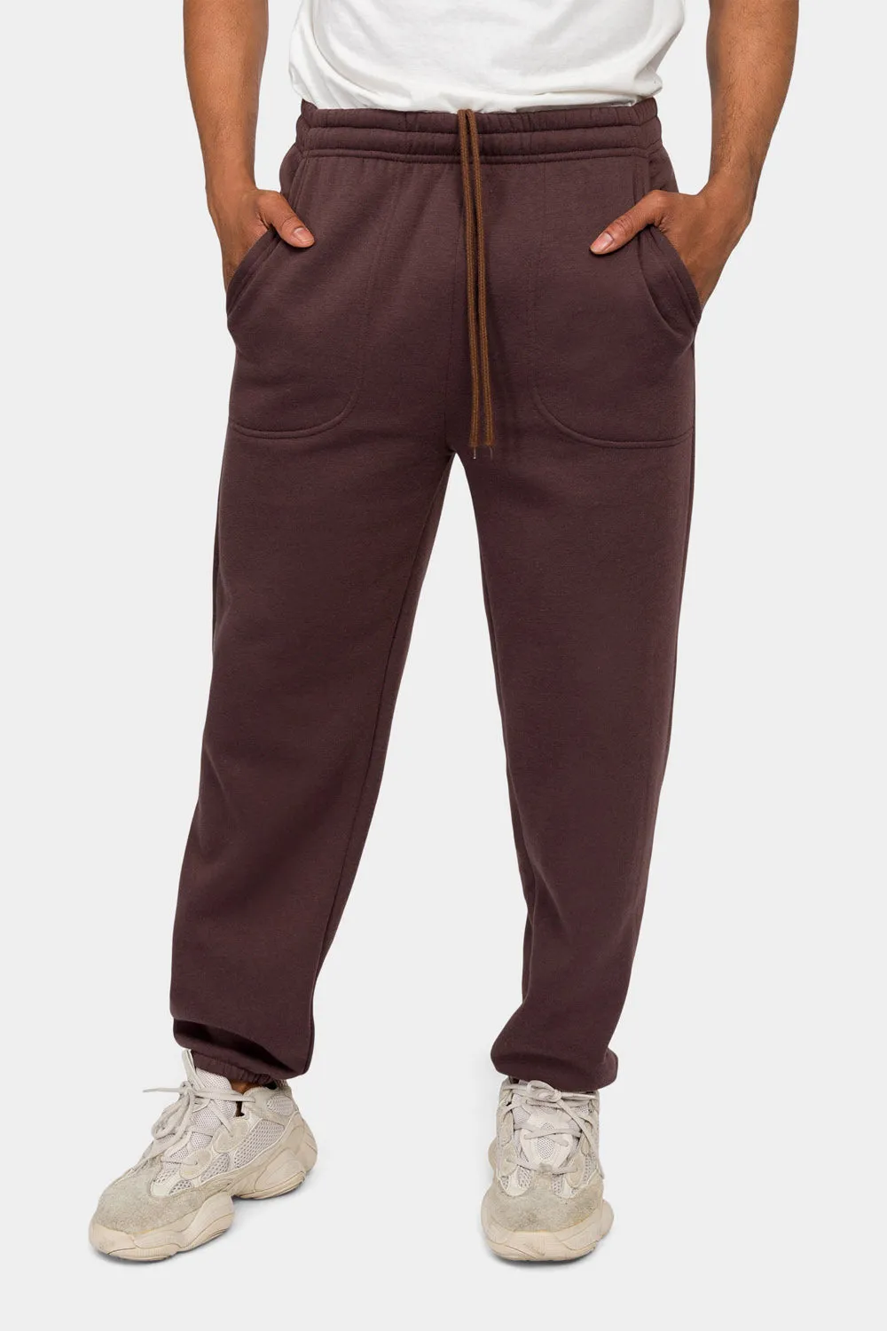 Essential Solid Medium Weight Fleece Sweatpants