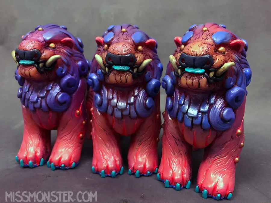 FOO DOG BLEP- BRIGHT BOI FULLY PAINTED FIGURE