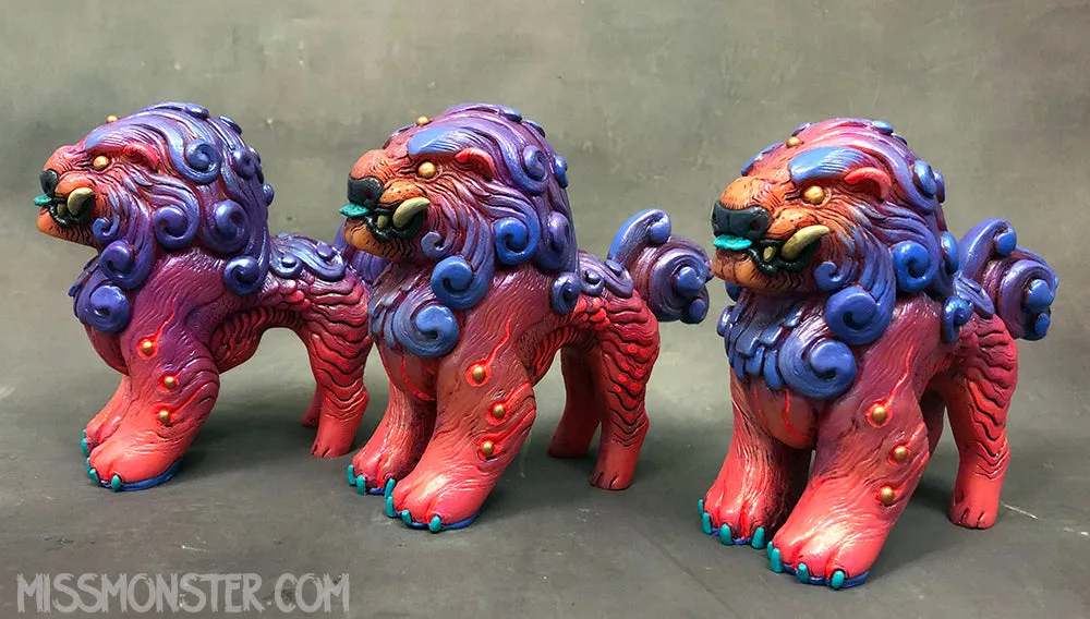 FOO DOG BLEP- BRIGHT BOI FULLY PAINTED FIGURE