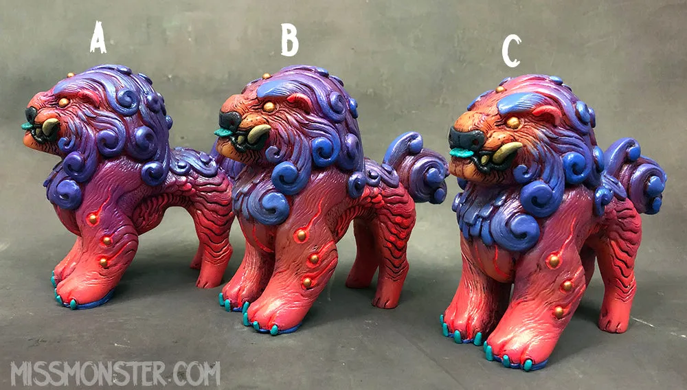 FOO DOG BLEP- BRIGHT BOI FULLY PAINTED FIGURE