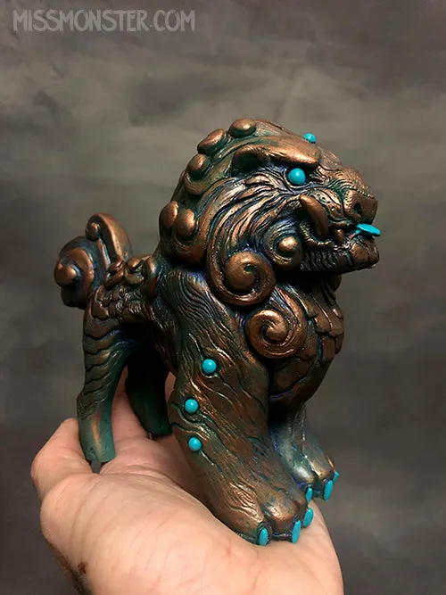 FOO DOG BLEP- BRIGHT BOI FULLY PAINTED FIGURE