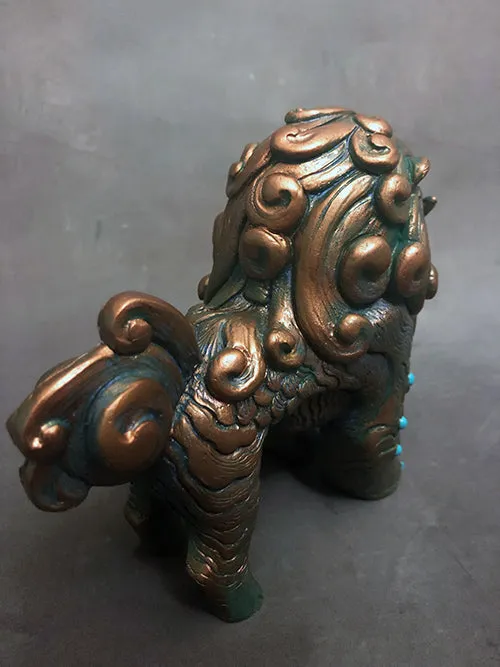 FOO DOG BLEP- PAINTED FIGURE