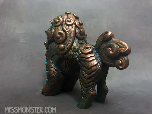 FOO DOG BLEP- PAINTED FIGURE