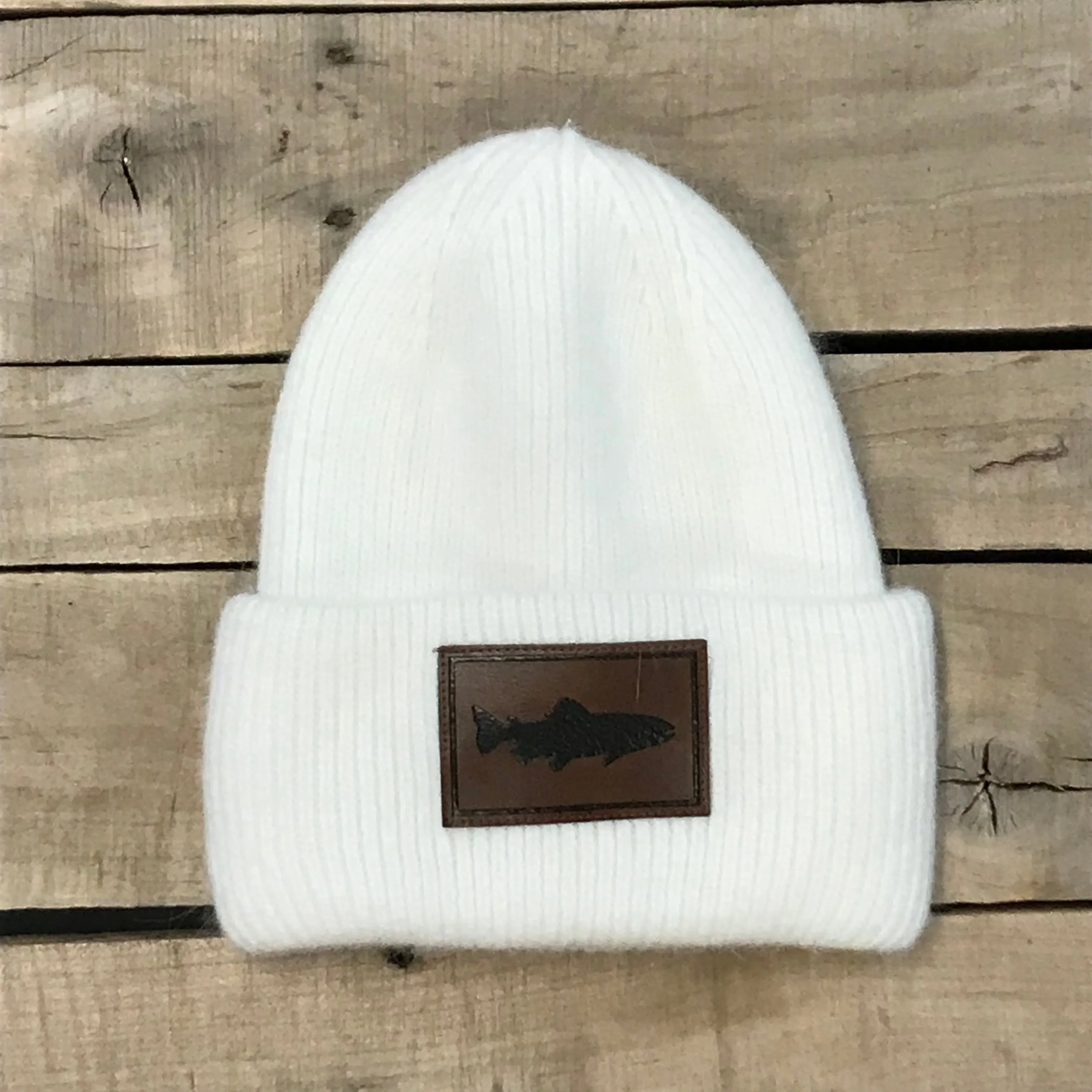 Fuzzy Beanie - Single Salmon