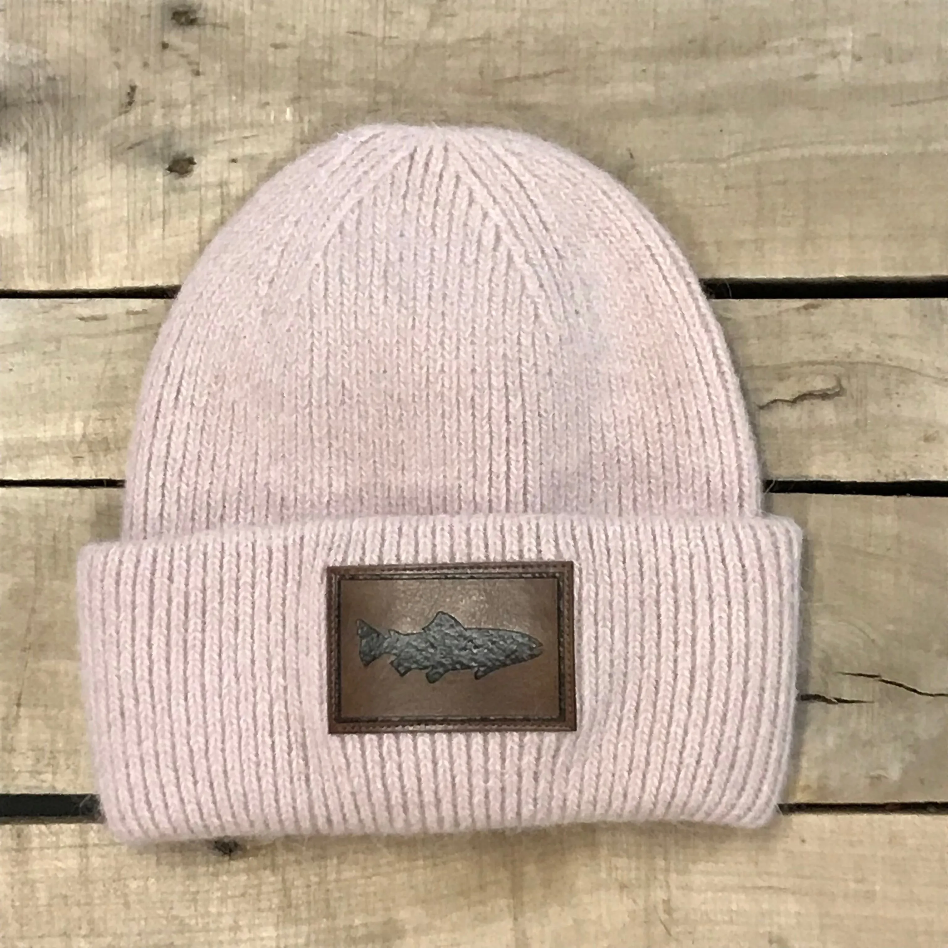 Fuzzy Beanie - Single Salmon