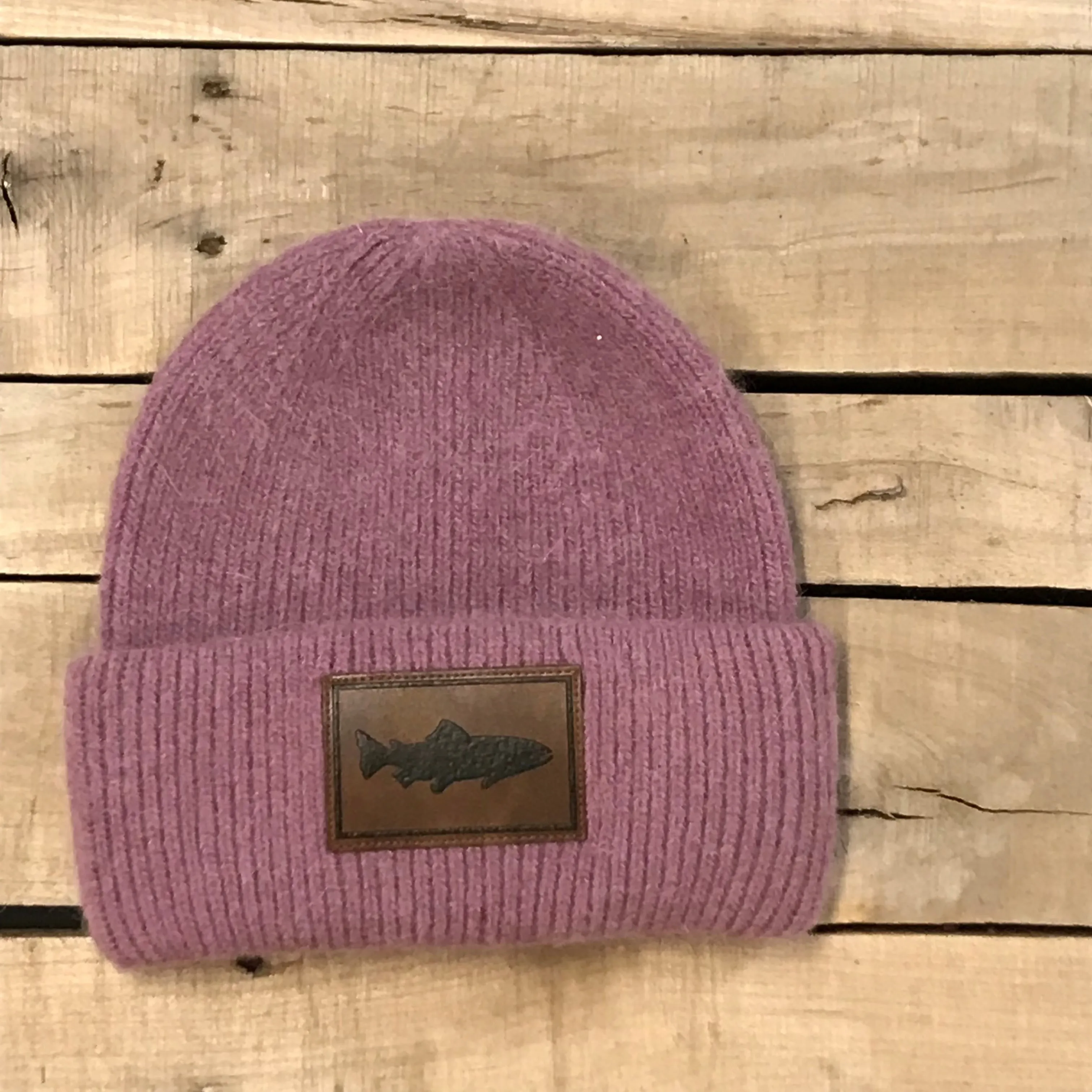 Fuzzy Beanie - Single Salmon