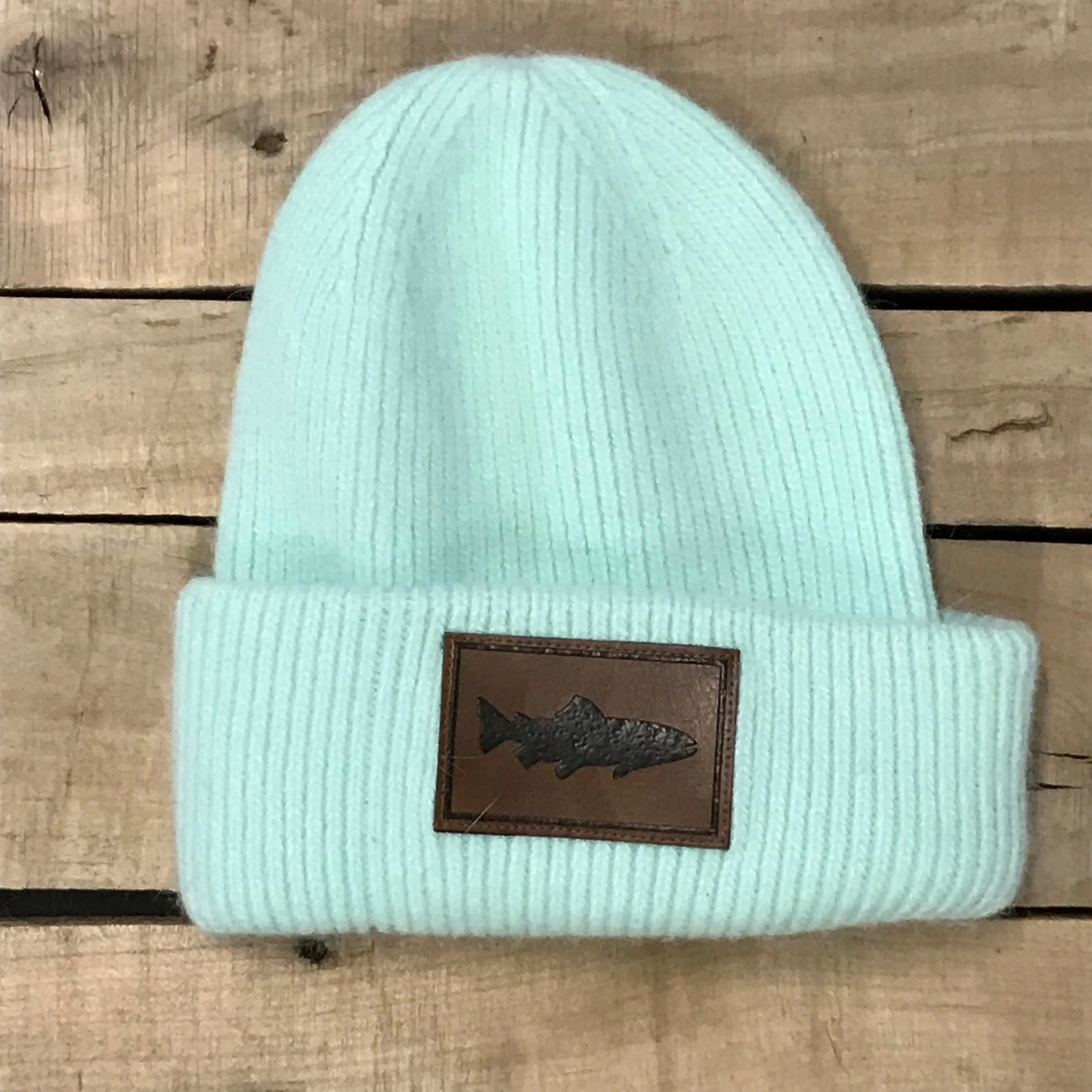 Fuzzy Beanie - Single Salmon