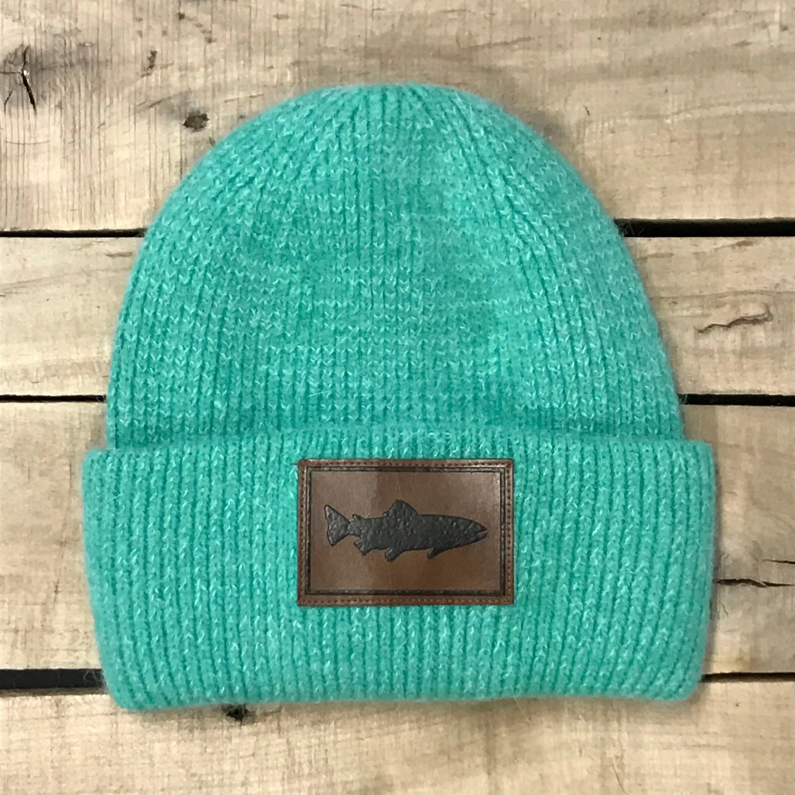 Fuzzy Beanie - Single Salmon