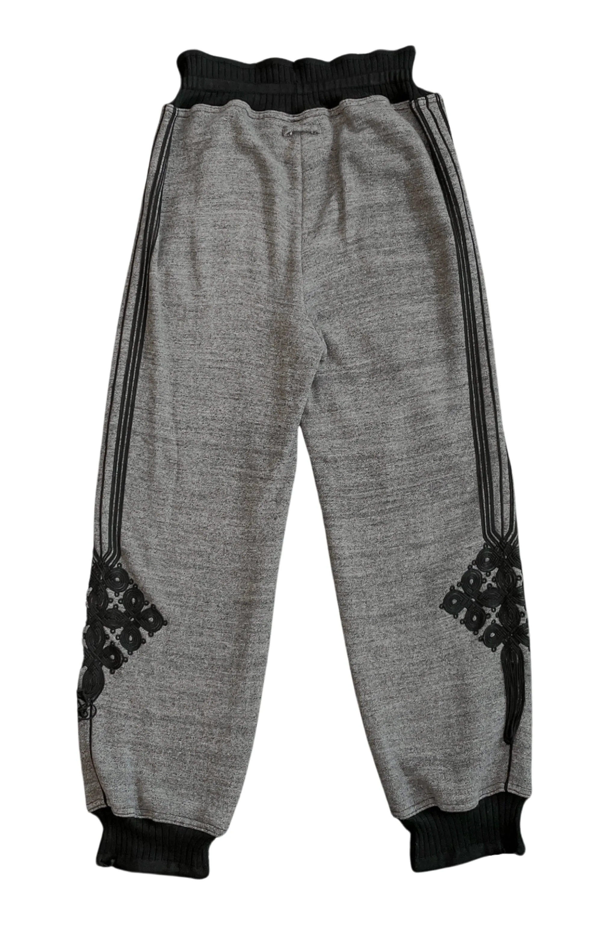 GAULTIER GREY SWEATPANTS WITH EMBROIDERY 2010