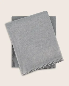 Gotham Whipstitch Cashmere Throw